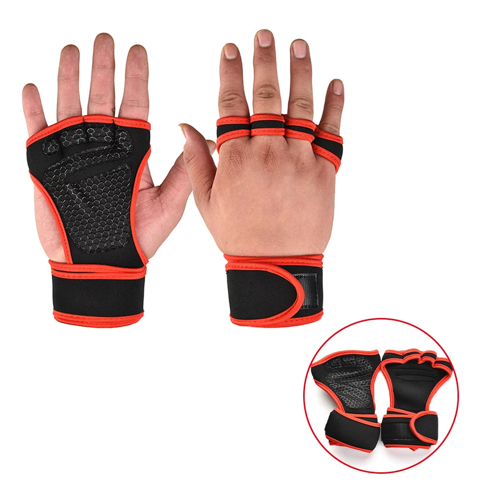 KZ GEAR Elite Series Weightlifting Gloves with Integrated Wrist Support