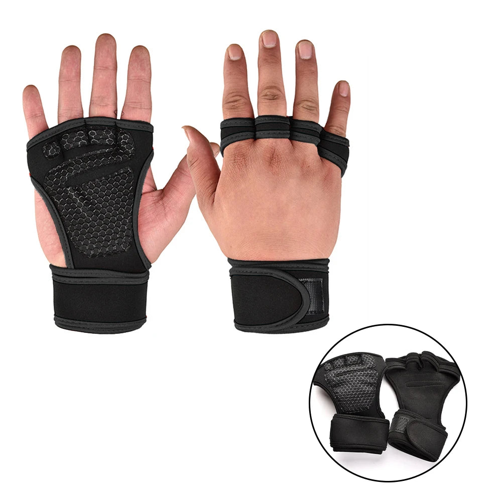KZ GEAR Elite Series Weightlifting Gloves with Integrated Wrist Support
