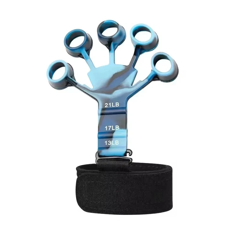 Professional Finger Resistance Band: 5-Finger Extensor & Grip Strengthener