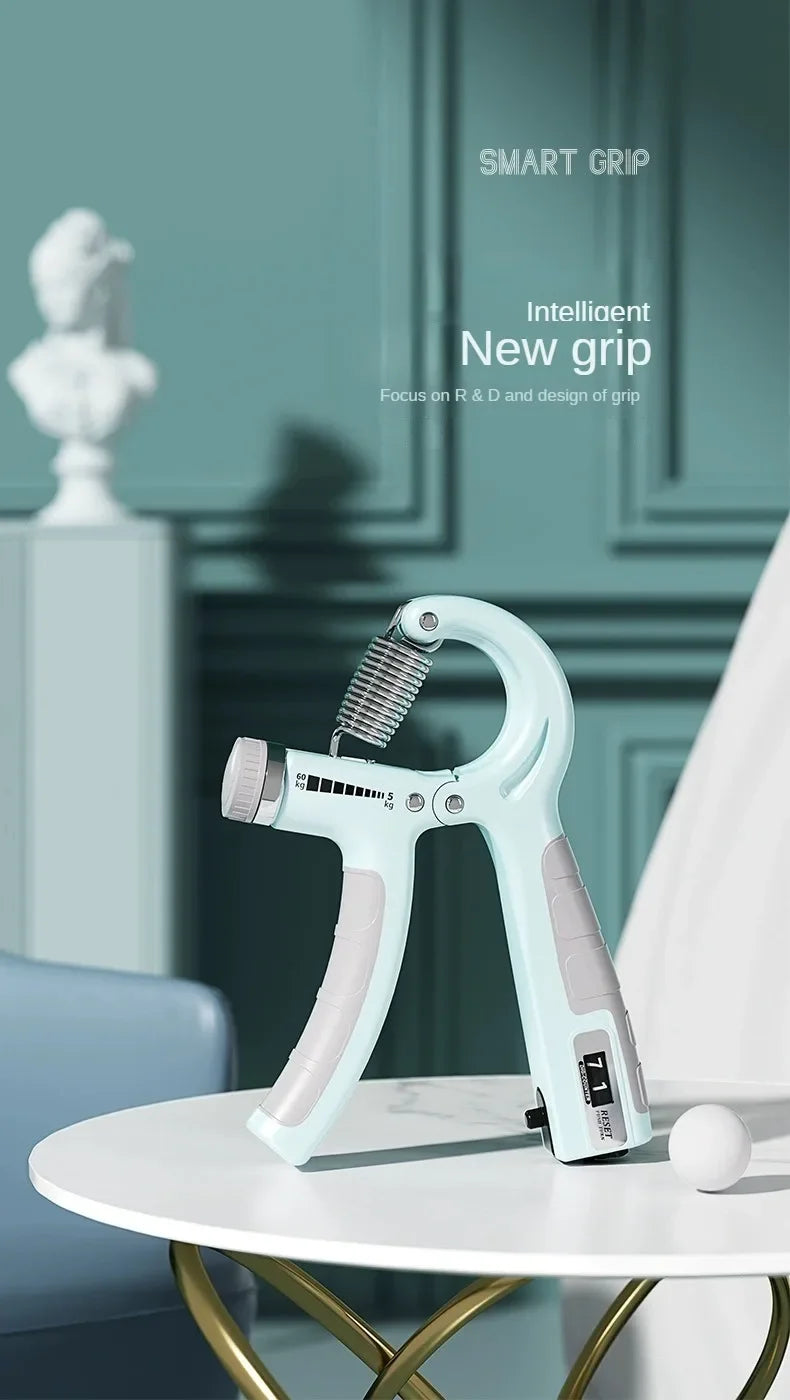 Adjustable Professional Hand Grip Strengthener (5-60kg) with Mechanical Counter