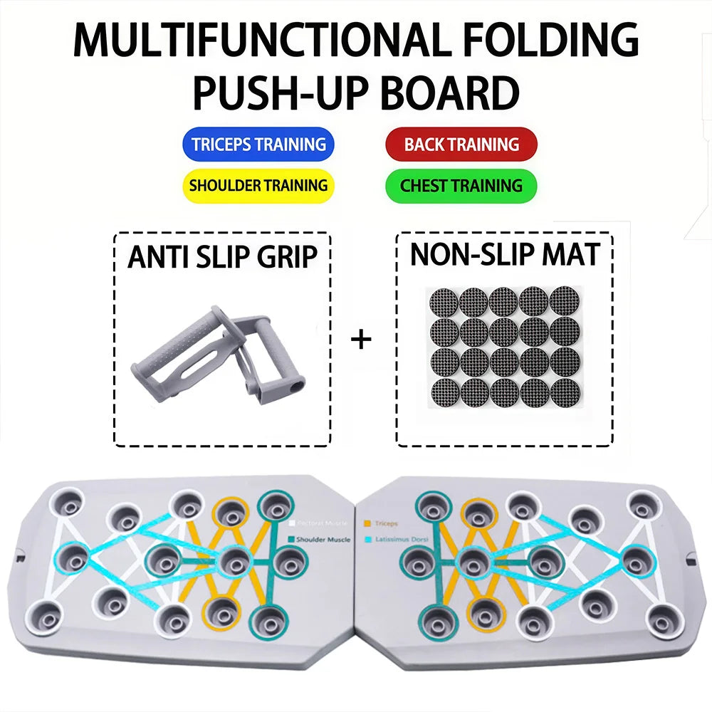Ultimate 24-in-1 Multi-Angle Foldable Push-Up Board