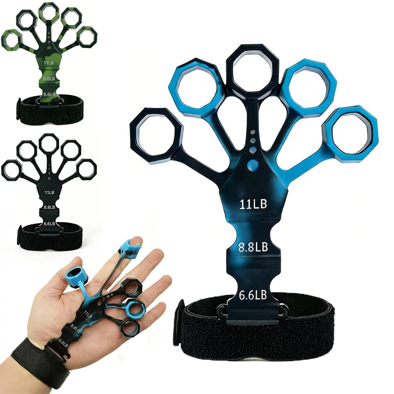 Professional Finger Resistance Band: 5-Finger Extensor & Grip Strengthener