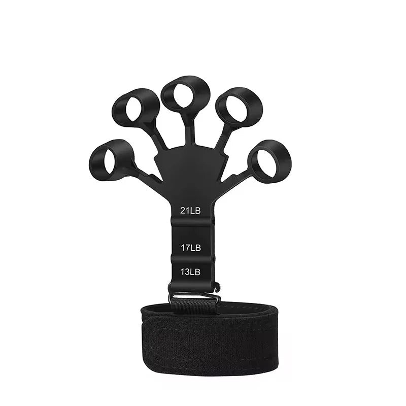 Professional Finger Resistance Band: 5-Finger Extensor & Grip Strengthener