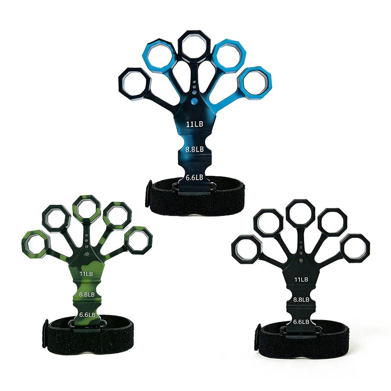 Professional Finger Resistance Band: 5-Finger Extensor & Grip Strengthener