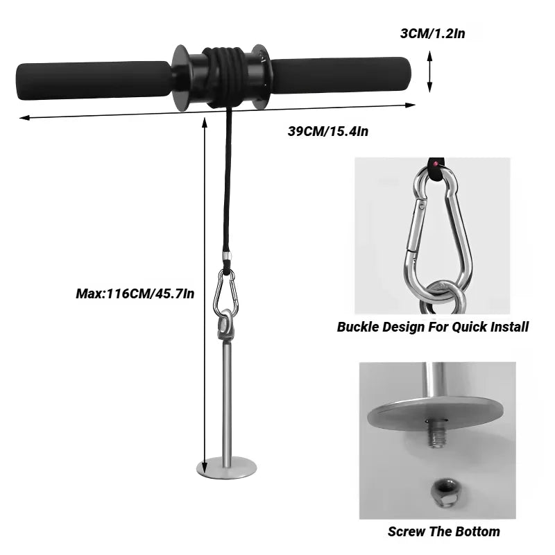 Elite Wrist & Forearm Blaster: Heavy-Duty Strength Roller